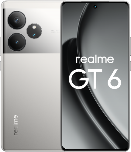 Смартфон Realme Gt 6 12/256 Гб Зеркальный Серебряный