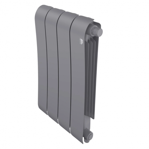 Биметаллический радиатор отопления  Royal Thermo Infinity 500 Vr80 4 Секции Silver Satin