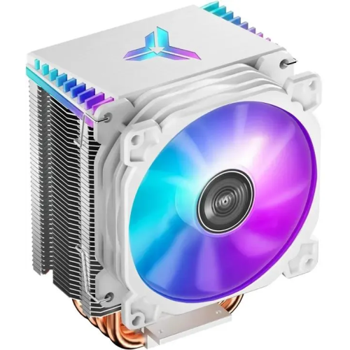 Кулер Jonsbo CR-1400 RGB белый (CR-1400 Color White) 4-pin 20-30.5dB Al 130W 450gr Ret