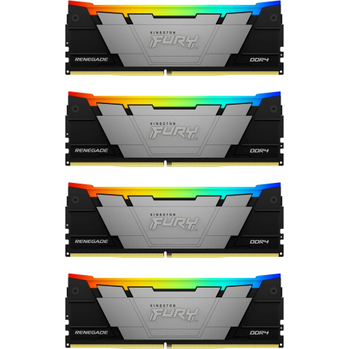 ОЗУ Kingston Fury Renegade RGB KF432C16RB2AK4/32 32GB 3200MHz DDR4 CL16 DIMM (Kit of 4)