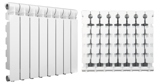 Алюминиевый радиатор отопления Fondital Exclusivo B4 350/100 (8 секций)
