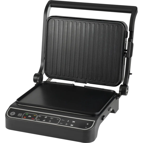 Электрогриль Hyundai HYG-7000 серебристый и черный