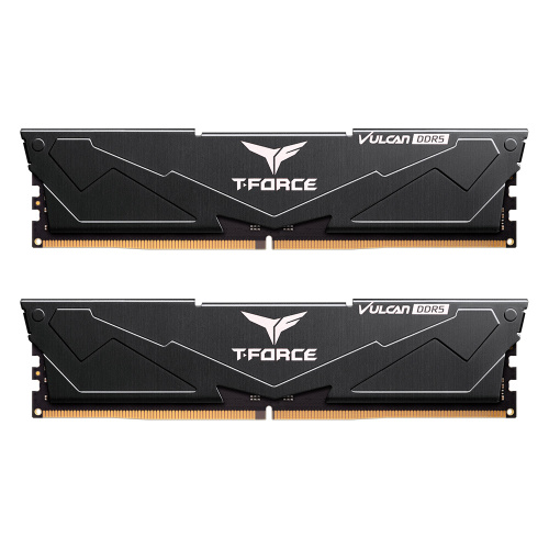 ОЗУ TEAMGROUP T-Force Vulcan 64GB (FLBD564G6000HC38ADC01) (2x32GB) DDR5 6000MHz CL38 (38-38-38-78) 1.35V / Black