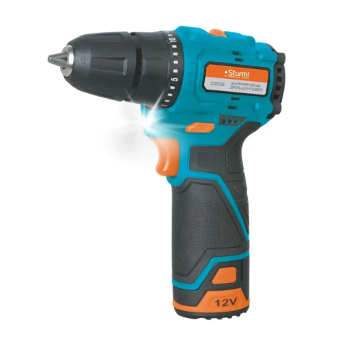 Дрель-шуруповерт Sturm! CD1235 аккум. патрон быстрозажимной