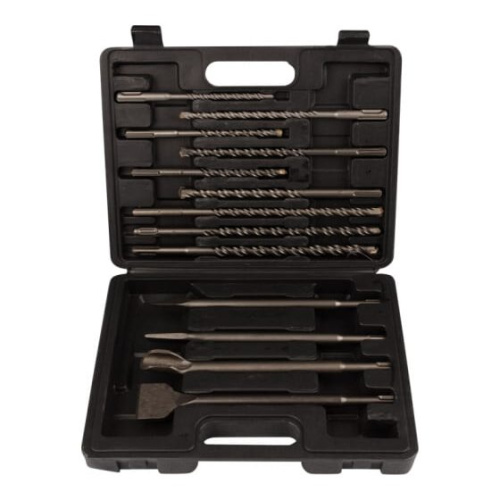 Набор буров и долот KRANZ KR-91-0409 SDS-Plus, 13 предметов