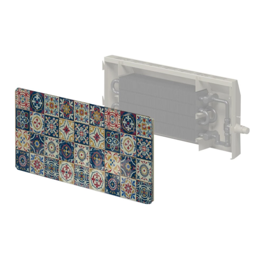 Настенный дизайн-конвектор Varmann Glasskon GLK V W O 115.450.1020 вертикальный