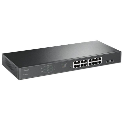 Коммутатор TP-Link JetStream TL-SG1218MPE 16G 2SFP 16PoE+ 192W управляемый