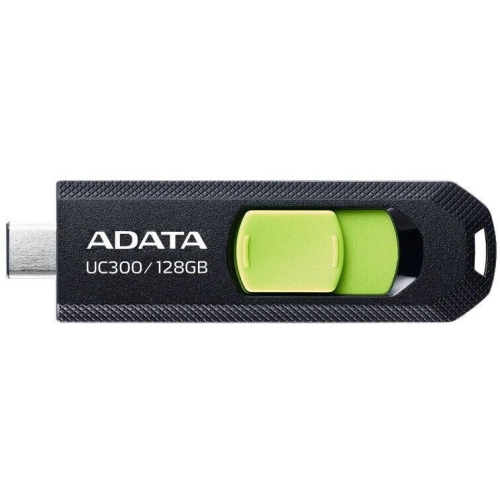 USB-флешка A-Data UC300 ACHO-UC300-128G-RBK/GN 128Gb Type-C USB3.2 черный/зеленый