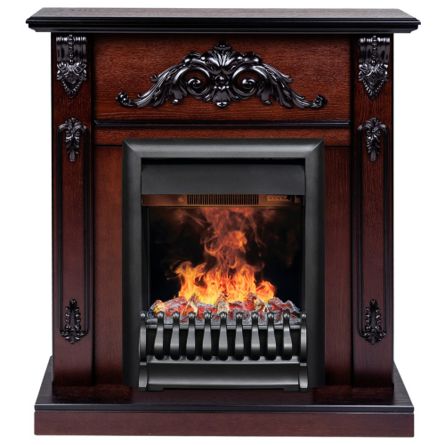 Электрокамин RealFlame Anita AO античный дуб с очагом 3D Oregan