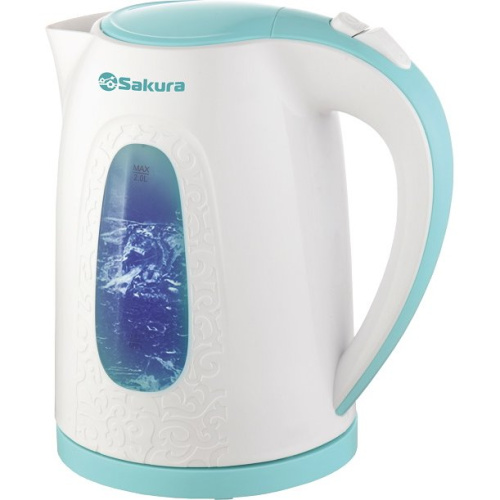 Чайник Sakura SA-2345WBL (2.0) бел/мор волна
