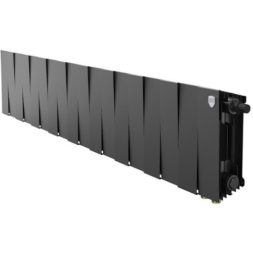 Биметаллический радиатор отопления Royal Thermo PianoForte 200 VR80-18 секц. черный