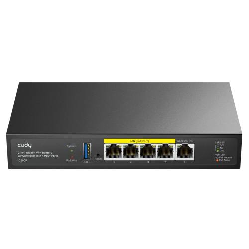 Контроллер Cudy C200P 10/100/1000BASE-TX