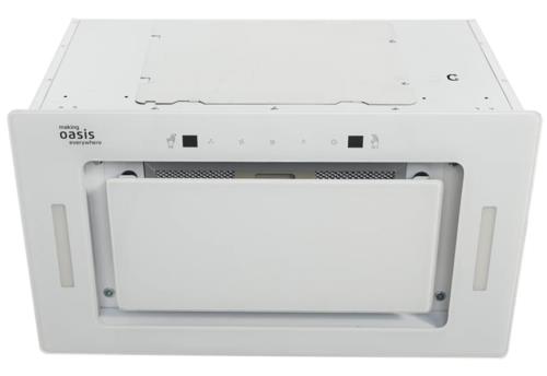 Вытяжка полновстраиваемая Оasis UD-60WG белый/белый