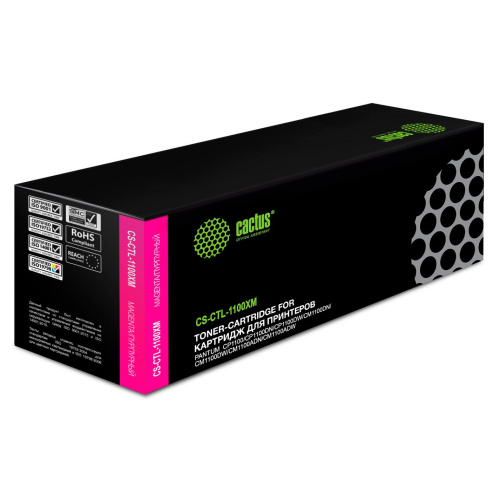 Картридж лазерный Cactus CS-CTL-1100XM magenta (2300стр.) для Pantum CP1100/CP1100DW/CM1100DN/CM11