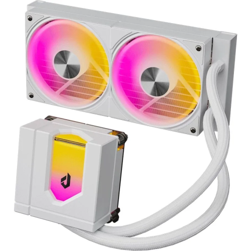 СВО upHere E240TC White ARGB / 2x120mm ARGB fans, 280W TDP