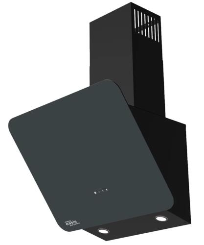 Вытяжка наклонная Оasis  ML-60B черный/серый