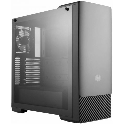 Корпус Cooler Master E500-KGNN-S00 Elite 500, 2xUSB3.2, 1x120Fan, w/o PSU, Black, ODD, Window TG left panel, ATX