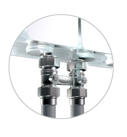 Алюминиевый радиатор отопления  Rifar Alum Ventil 500 Vl 6 Секций