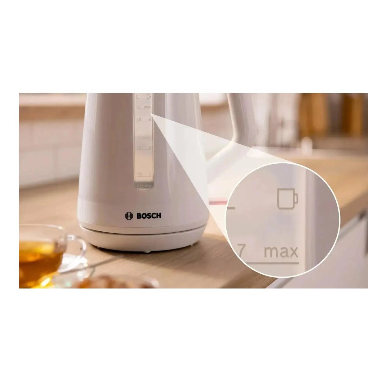 Электрочайник Bosch TWK1M121 белый — фотография 2