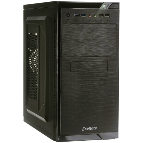 Корпус Exegate EX272749RUS QA-412U Black, mATX, без БП, 2xUSB+2xUSB3.0, Audio