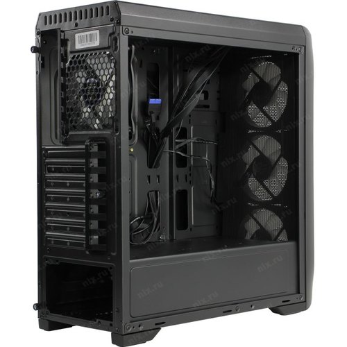 Корпус Zalman N5 MF черный без БП ATX 5x120mm 2xUSB2.0 1xUSB3.0 audio bott PSU