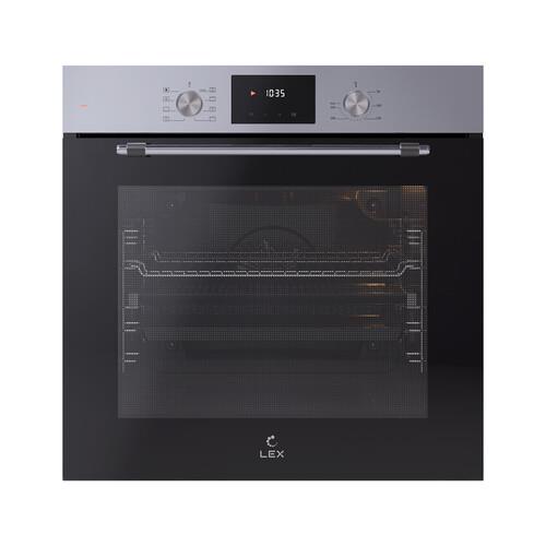 Электрический духовой шкаф LEX EDP 680 IX MAX серебристый
