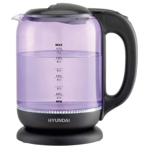 Чайник Hyundai HYK-G5809 фиолетовый/черный