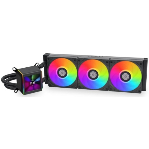 СВО Lian-Li GA II LCD 360 ARGB (G89.GA2ALCD36B.00) Soc-AM5/AM4/1151/1200/1700 черный 79.9-30dB Al+Cu LCD Ret