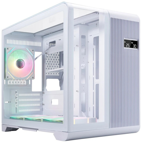 Корпус 1STPLAYER RT6 ARGB White (RT6-WH-3FC7R-W-1FC7-W) / mATX / 4x120mm ARGB fans