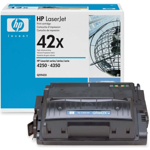 Картридж лазерный HP Q5942X черный (20000стр.) для HP LJ 4250/4350