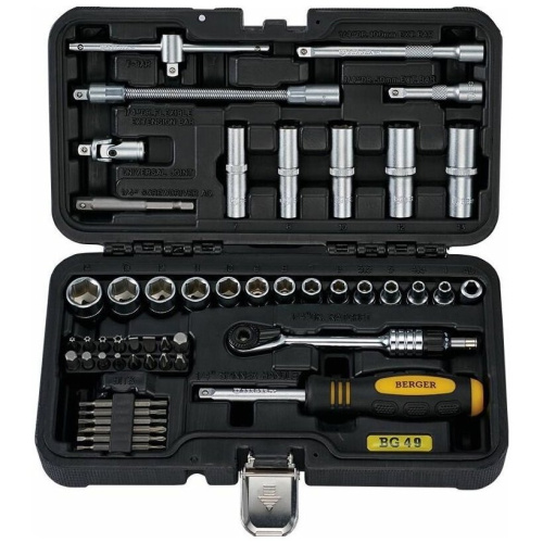 Набор инструментов BERGER ГИССЕН BG049-14 49 предметов 1/4 профессиональный