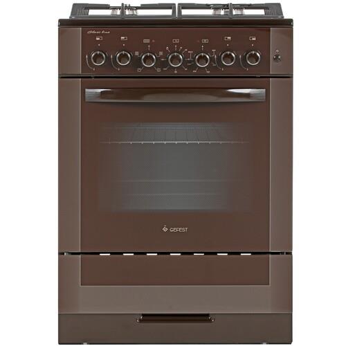 Комбинированная плита Gefest 6502-02 0045 коричневый