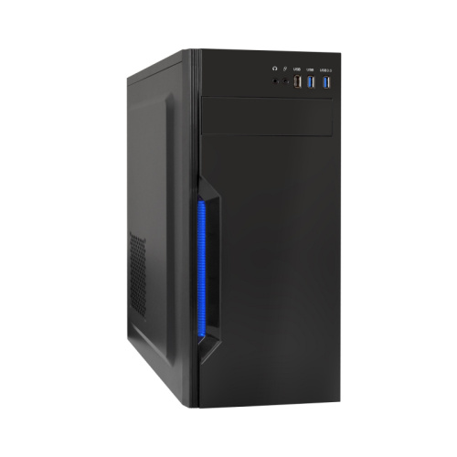 Корпус ExeGate XP-333U Black EX283079RUS ATX, XP500, Black,120mm, 1xUSB+2xUSB3.0, Audio