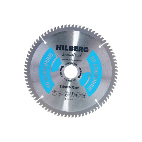 Диск пильный Hilberg Industrial HA210 алюминий 210x30x80Т