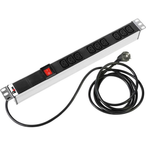 Блок распределения питания ЦМО R-16-9C13-V-440-3 гор.размещ. 9xC13 базовые 16A Schuko 3м