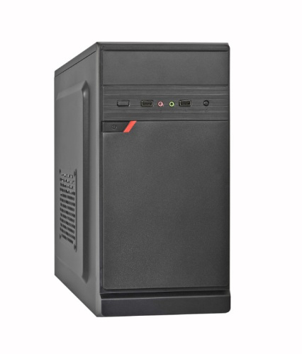 Корпус ExeGate BAA-106 Black EX283056RUS mATX, без БП, 2xUSB, Audio