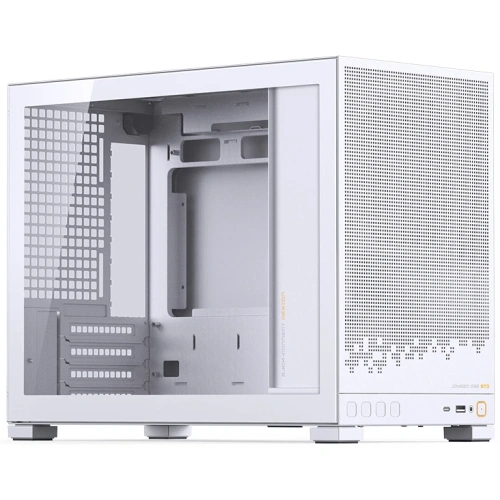 Корпус JONSBO D32 STD White без БП, боковая панель из закаленного стекла, mini-ITX, micro-ATX, белый