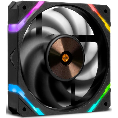 Вентилятор Valkyrie X12 ARGB Black (HW X12E) / 120mm, ARGB 5V 3pin, PWM 12V 4pin, 800-2150RPM, 80CFM, 29dBA