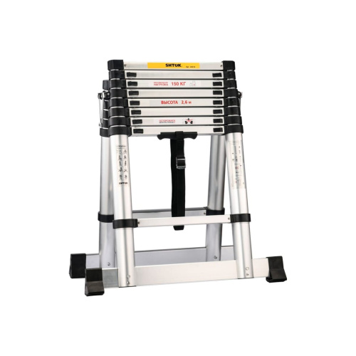 Стремянка телескопическая SHTOK 20018 2.6м без чехла