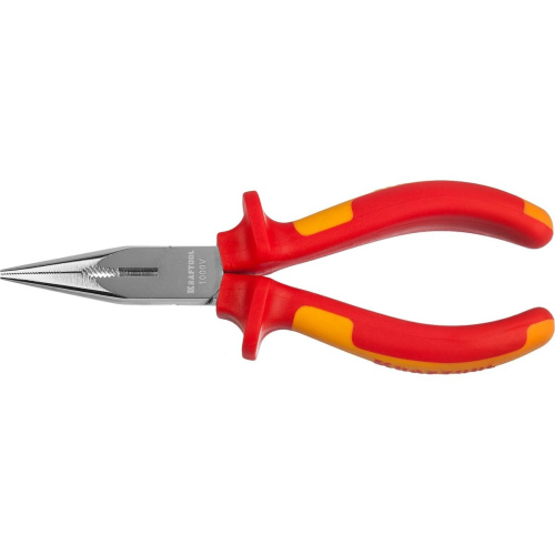 Тонкогубцы KRAFTOOL Electro-Kraft 2202-3-16_z01, Cr-Mo сталь, 160мм