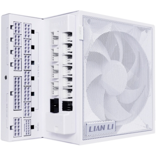Блок питания Lian Li EG1000G (G9P.EG1000G.WH00.RU) / White / ATX 3.1, 1000W, 80 Plus Gold, PCIe 5.1, APFC, USB/Fan HUB, 120mm FDB Fan, Fully Modular