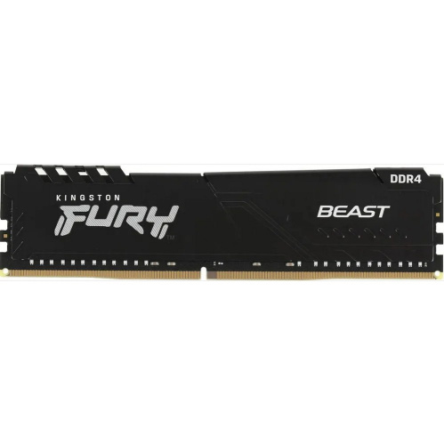 ОЗУ Kingston Fury Beast Black KF432C16BB1/16WP 16GB 3200MT/s DDR4 CL16 DIMM 1Gx8