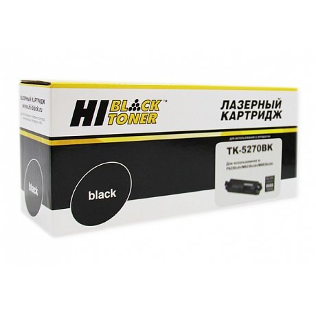 Тонер-картридж Hi-Black HB-TK-5270BK для Kyocera M6230cidn/M6630/P6230cdn, Bk, 8K