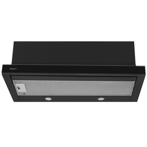 Вытяжка телескопическая Akpo WK-7 Light eco twin glass II черный/черный