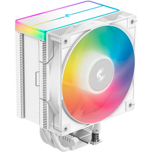 Кулер DEEPCOOL AG500 WH ARGB V2 LGA1700/1200/115X/AM5/AM4 (TDP 240W, PWM, ARGB Fan 120mm, 5 тепл. трубок, белый) Ret