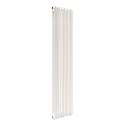 Стальной трубчатый радиатор Теплофорт ТР2180 ТВ 12 секций нижнее подключение 1/2 белый глянец