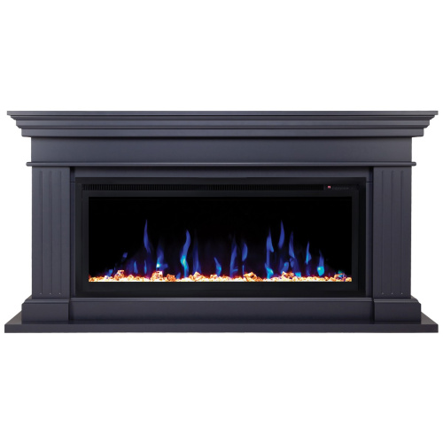 Электрокамин RealFlame Ontario 42 GR графит с очагом Saphir 42