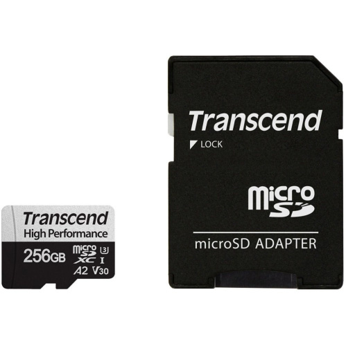 Карта памяти Transcend TS256GUSD330S microSDXC 330S с адаптером