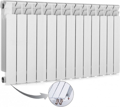 Биметаллический радиатор отопления  Rifar Base Ventil L 500 X13