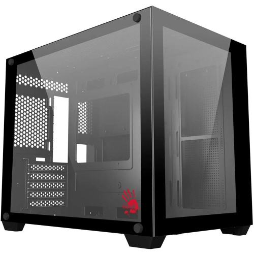 Корпус Bloody BD-CC108 черный без БП mATX 9x120mm 2xUSB3.0 audio bott PSU